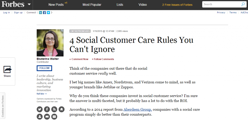 social customer care