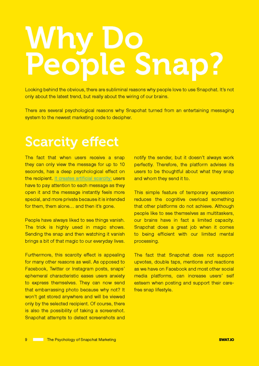 The Psychology Of Snapchat Marketing Swat Io