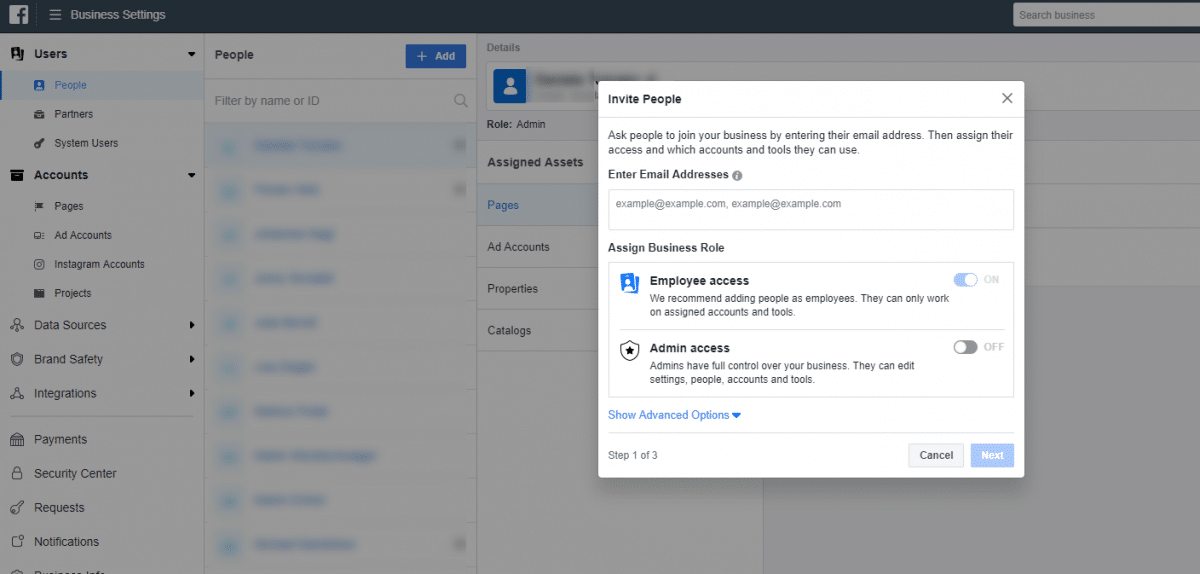 Facebook Business Manager: Giving Partner Access to Assets