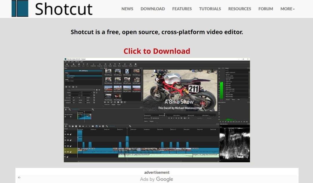 Social Media Video Tools: Shotcut