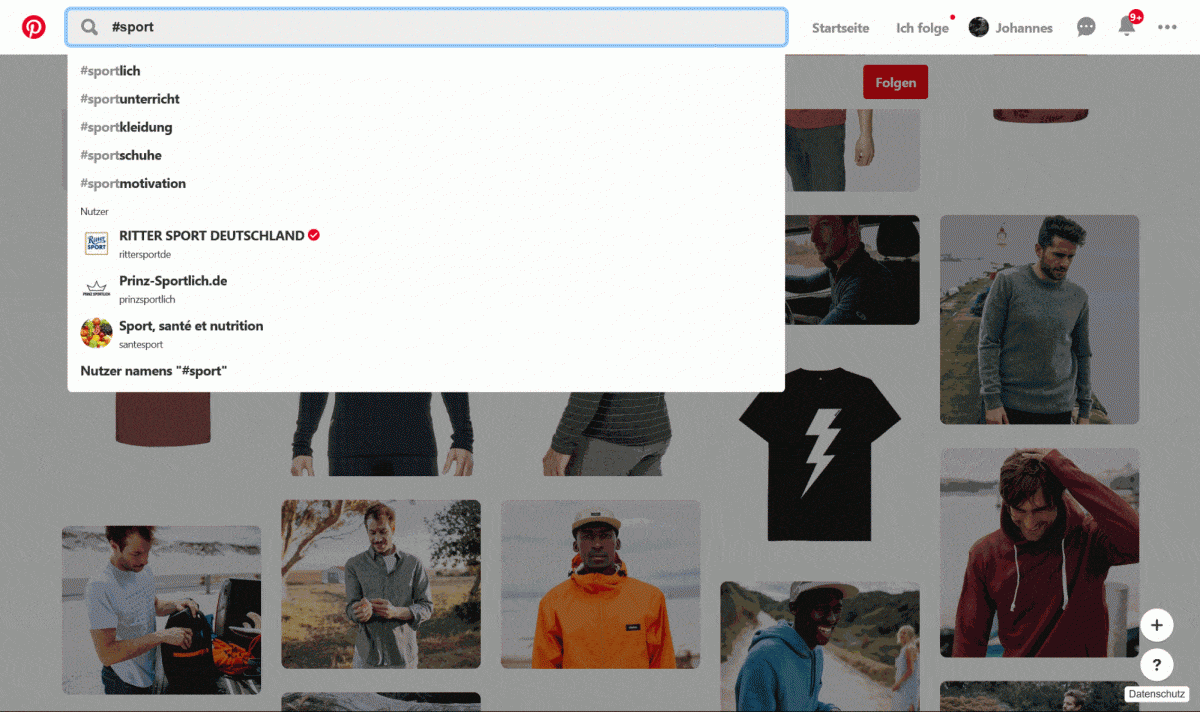 Hashtag Guide: Pinterest Hashtag Sport