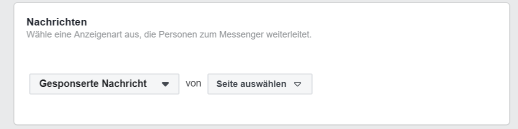 Gesponserte Nachrichten Einstellungen Facebook Ads