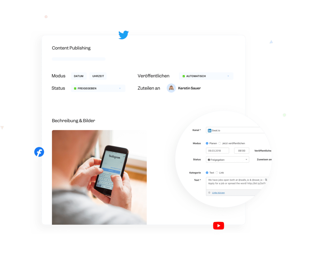 Social Media Management Tool Fur Professionals Swat Io