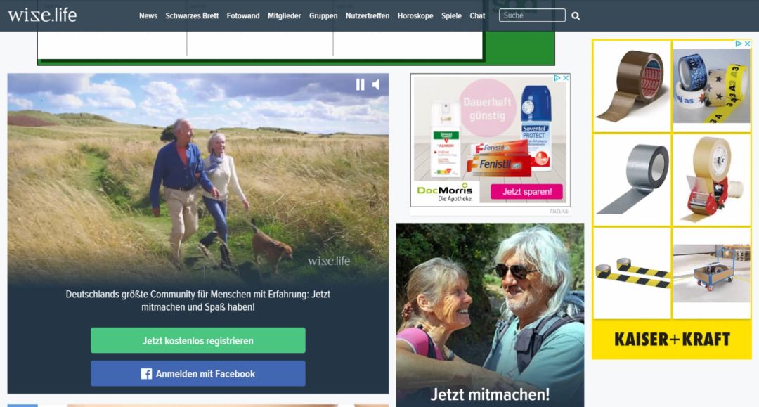 Social Media Nischenplattform Wize Life