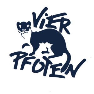 Logo Vier Pfoten dunkelblau