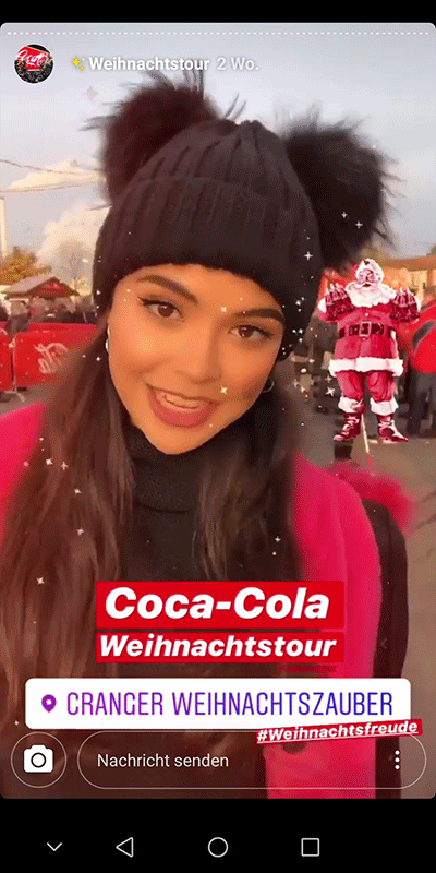 Instagram Story Sticker Coca Cola