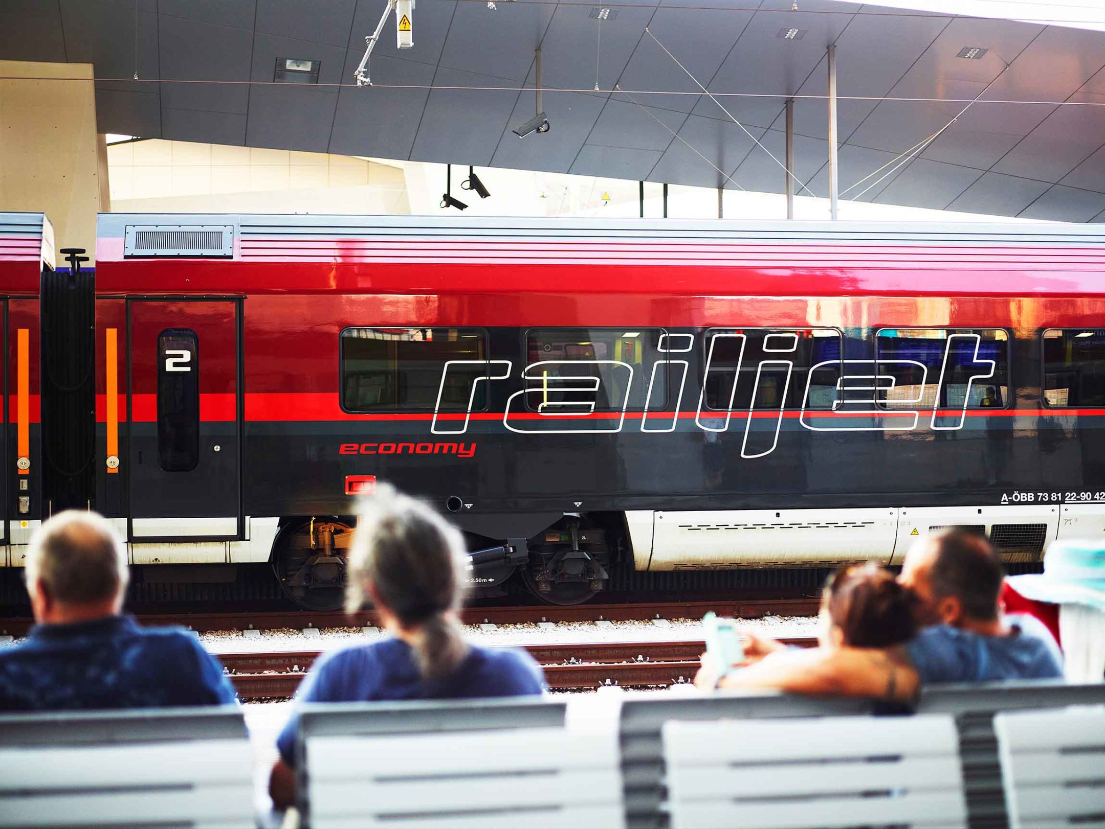 ÖBB Railjet Bahnhof