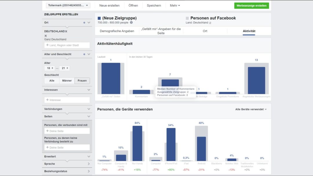 Facebook Hacks Audience Insights