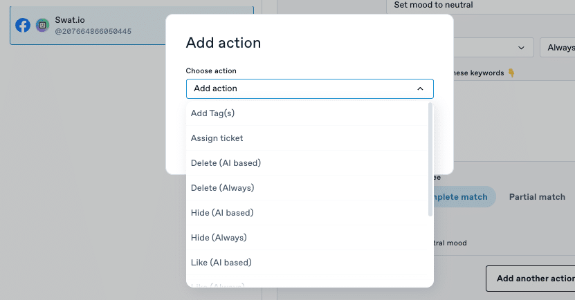 Swat.io Automations: Available Actions