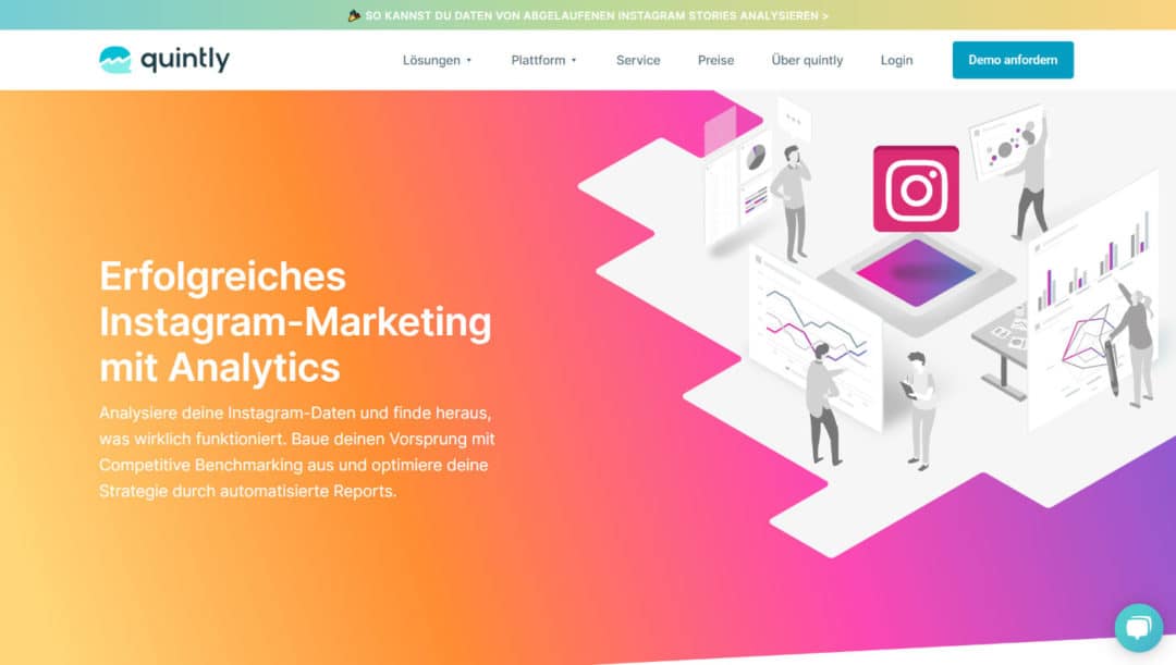 Instagram Marketing Tools: Quintly