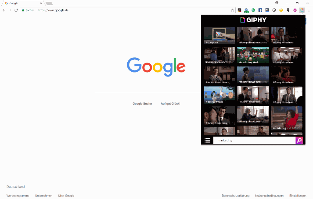 GIPHY for Chrome