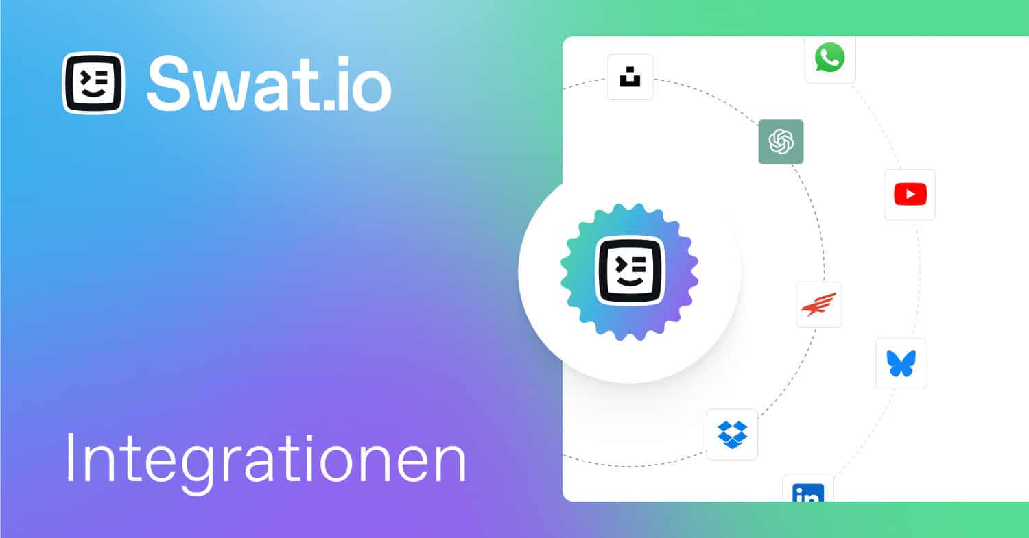 Swat Integrate Integrationen - Swat.io