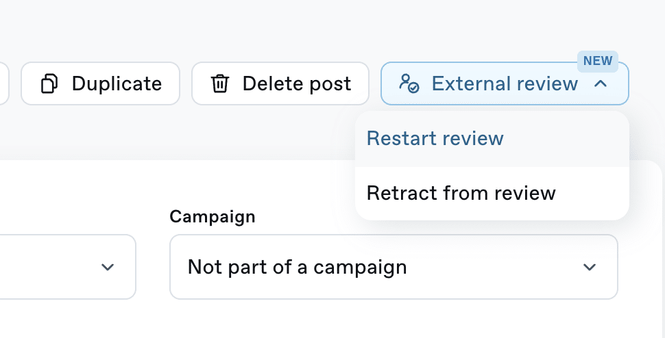 External Approvals 2.0: even more control