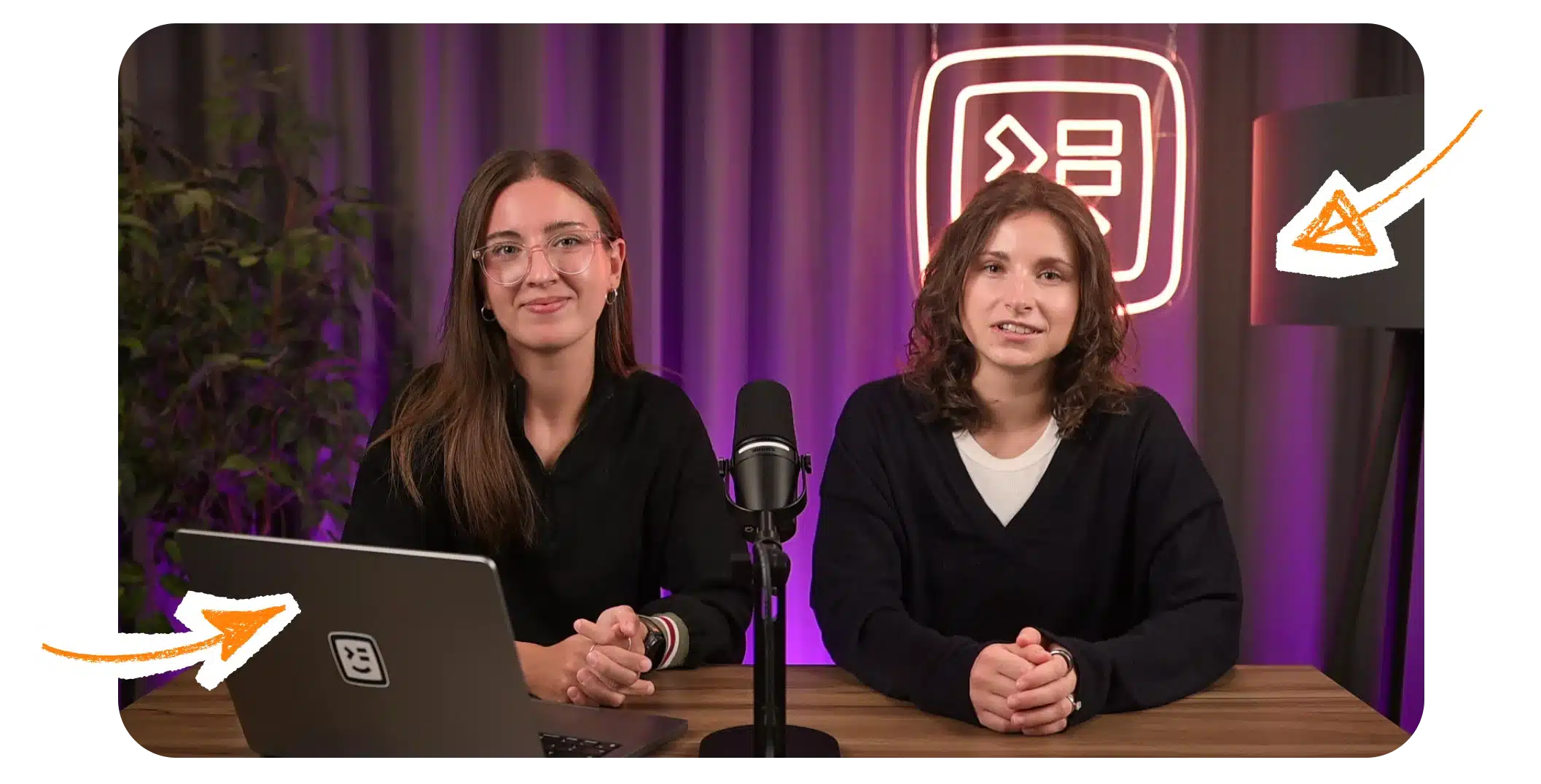 Die Trainerinnen Júlia und Marijana im Video-Trailer zum Social Media Campus